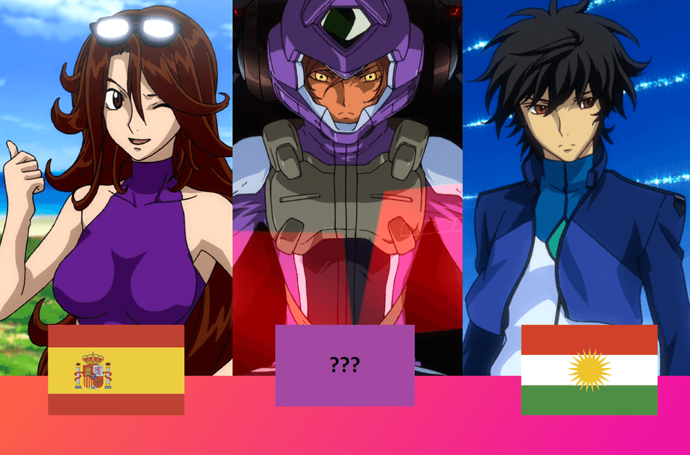 The Nationality of Every Gundam 00 Character - The Hergula